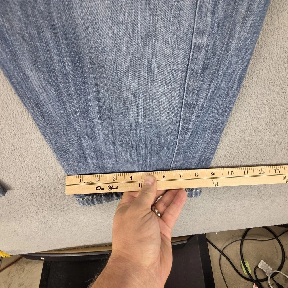 Vintage Levis Engineered Jeans Mens Blue Twisted Button Fly Med Wash Fits 34x29